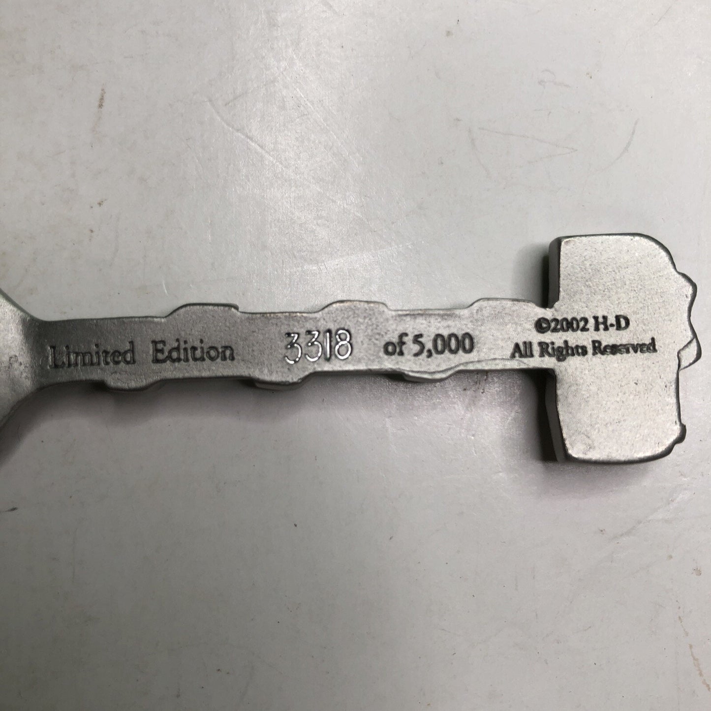 2002 HARLEY DAVIDSON Limited Edition PEWTER SPOON #3318 of 5000