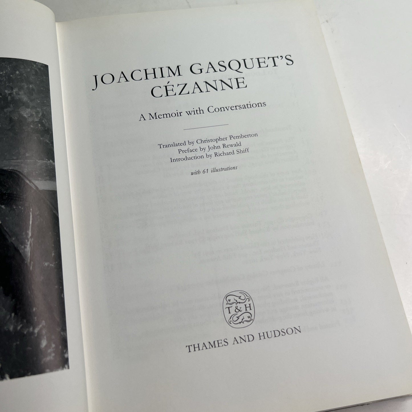 Christopher Pemberton JOACHIM GASQUET'S CEZANNE A Memoir 1st Edition 1991 HC DJ