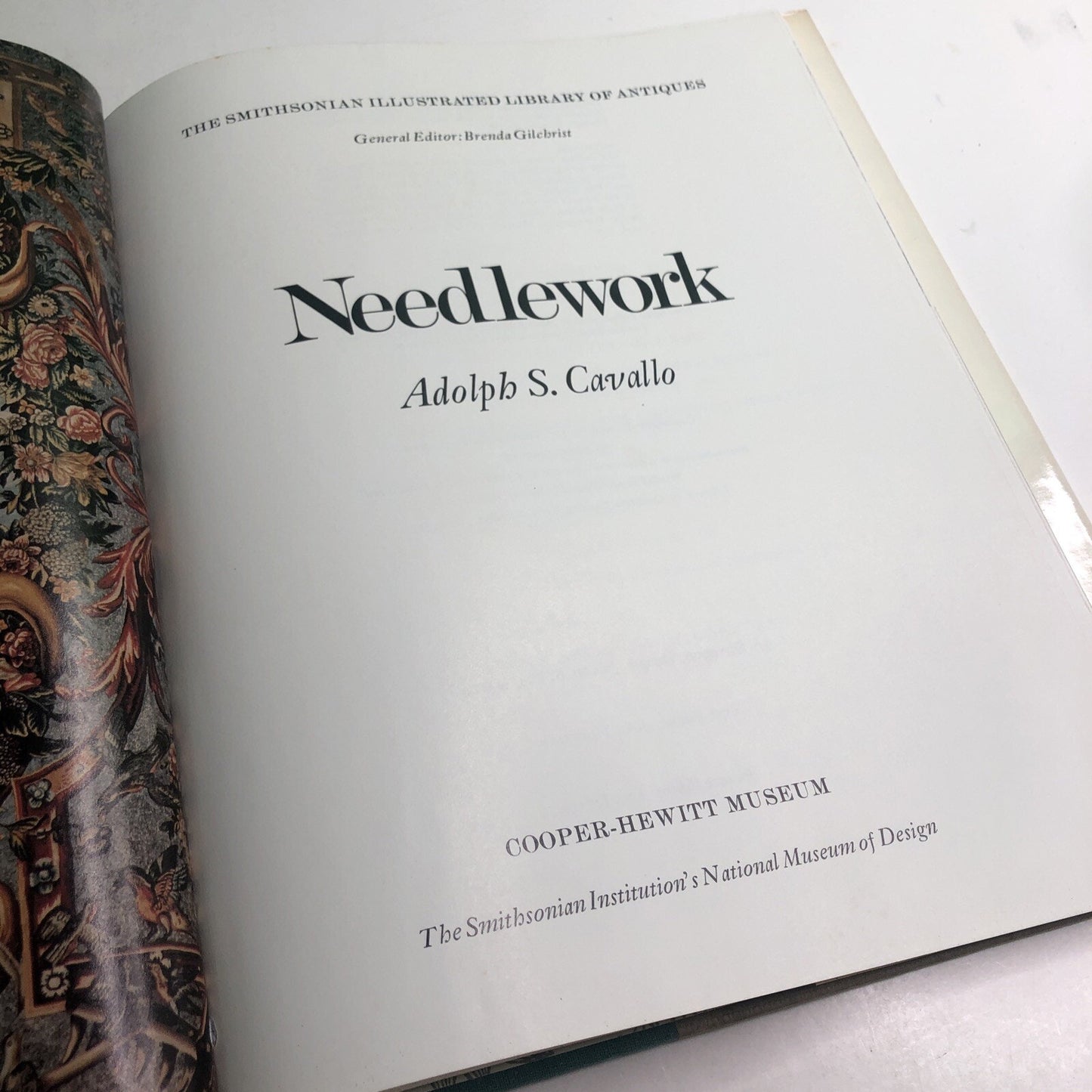 1979 Smithsonian Illustrated Library Of Antiques NEEDLEWORK by Adolph S. Cavallo