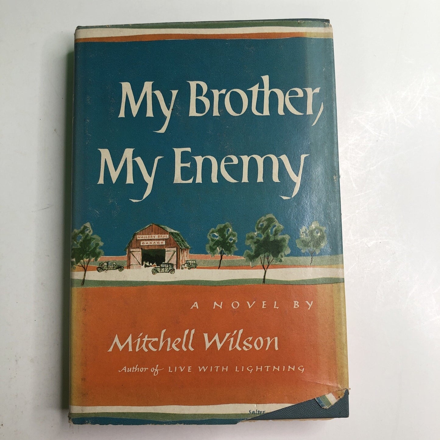 Vintage My Brother, My Enemy by Mitchell Wilson HC DJ BCE 1952
