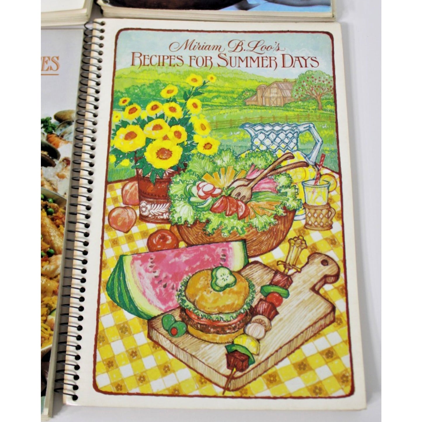 8 Cookbook Collection by Miriam B. Loo, Vintage Home Cook Recipes, Test Kitchen
