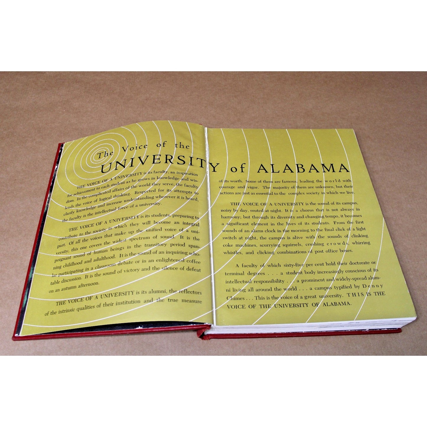 1964 University of Alabama Corolla Yearbook, Bear Bryant, Joe Namath