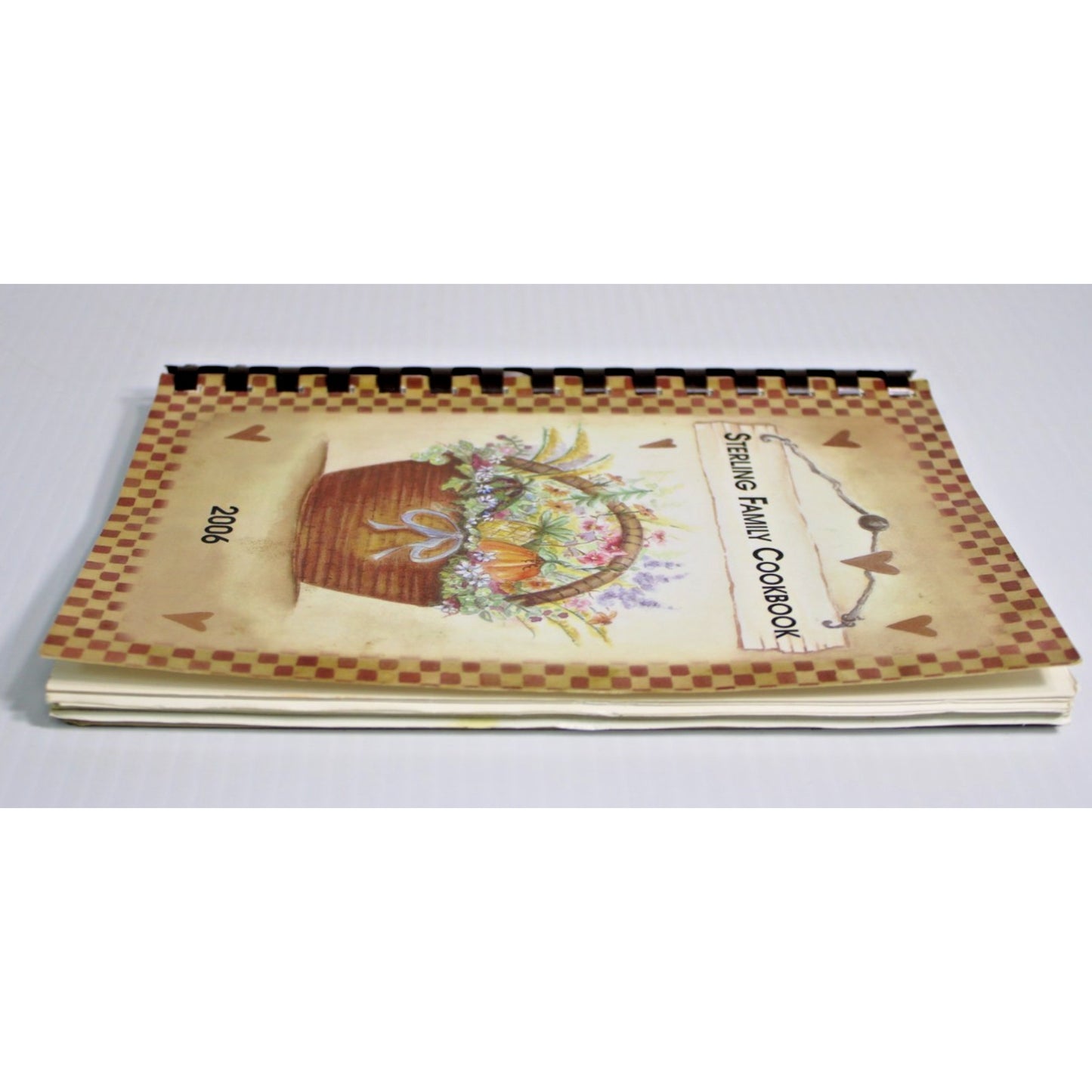 Vintage 2006 Thomas E Sterling Family Cookbook Oklahoma OK Genealogy Spiralbound