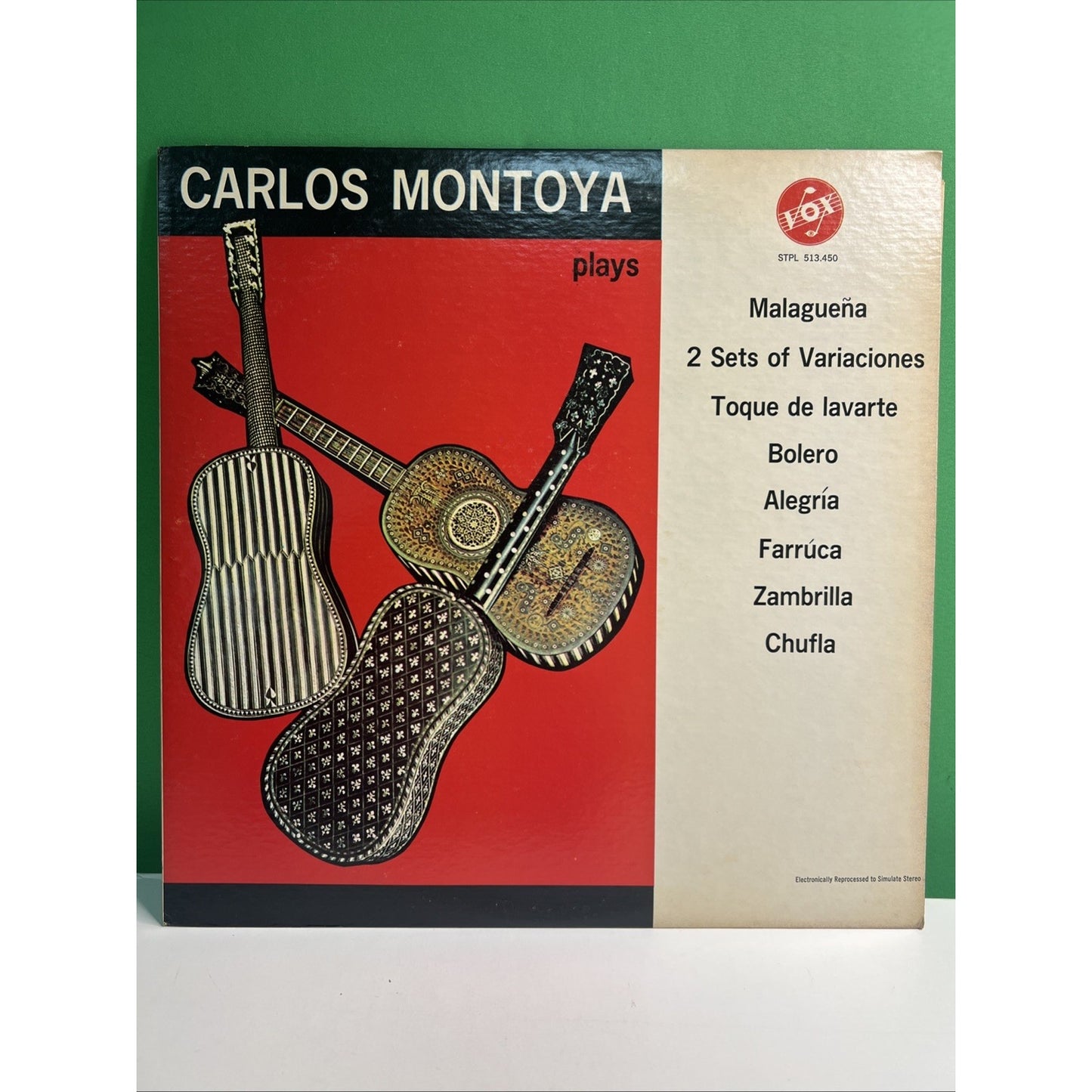 Lot Of 4 CARLOS MONTOYA LP Albums Everest/Vox Guitar