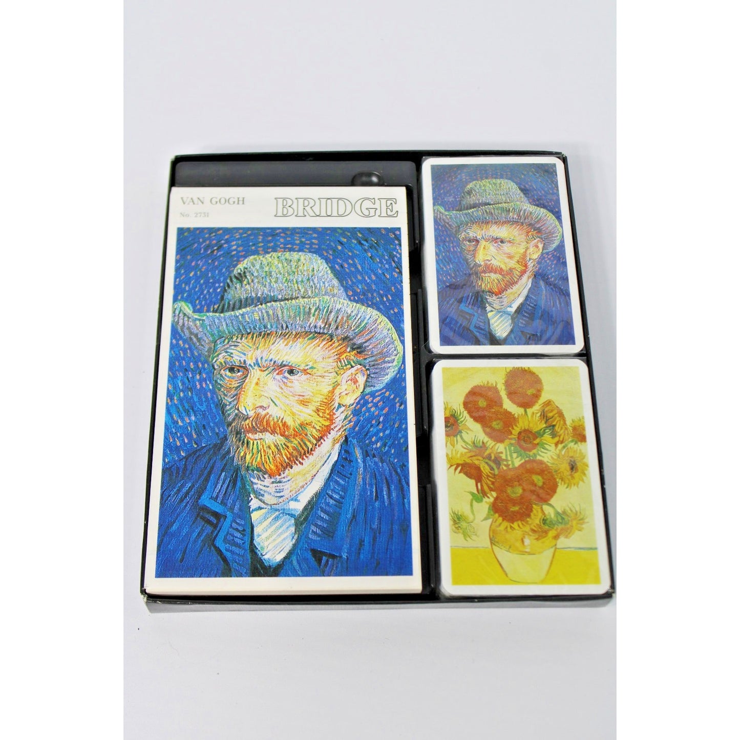 Piatnik Van Gogh Bridge Playing Cards, 2 Deck Set w/ Scorepad, Austria