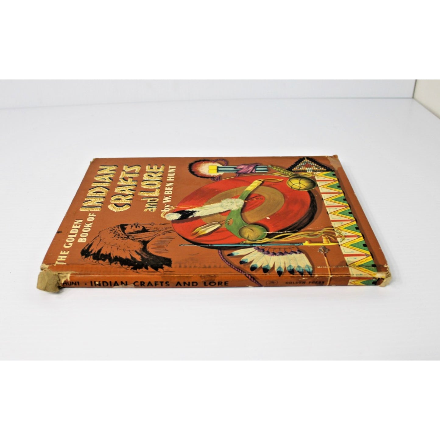 1962 The Golden Book of Indian Crafts and Lore by W. Ben Hunt, 15th Printing HC