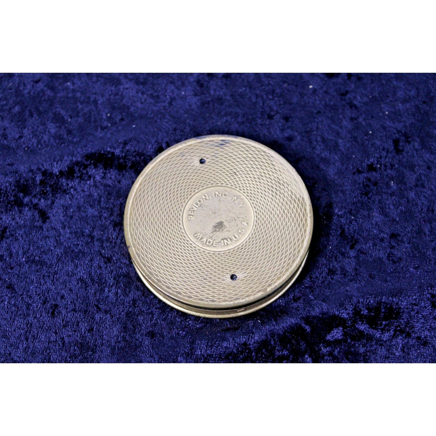 Vintage Revlon Pressed Powder Compact, Ivory/ Gold, Perfect Pinup Prop!