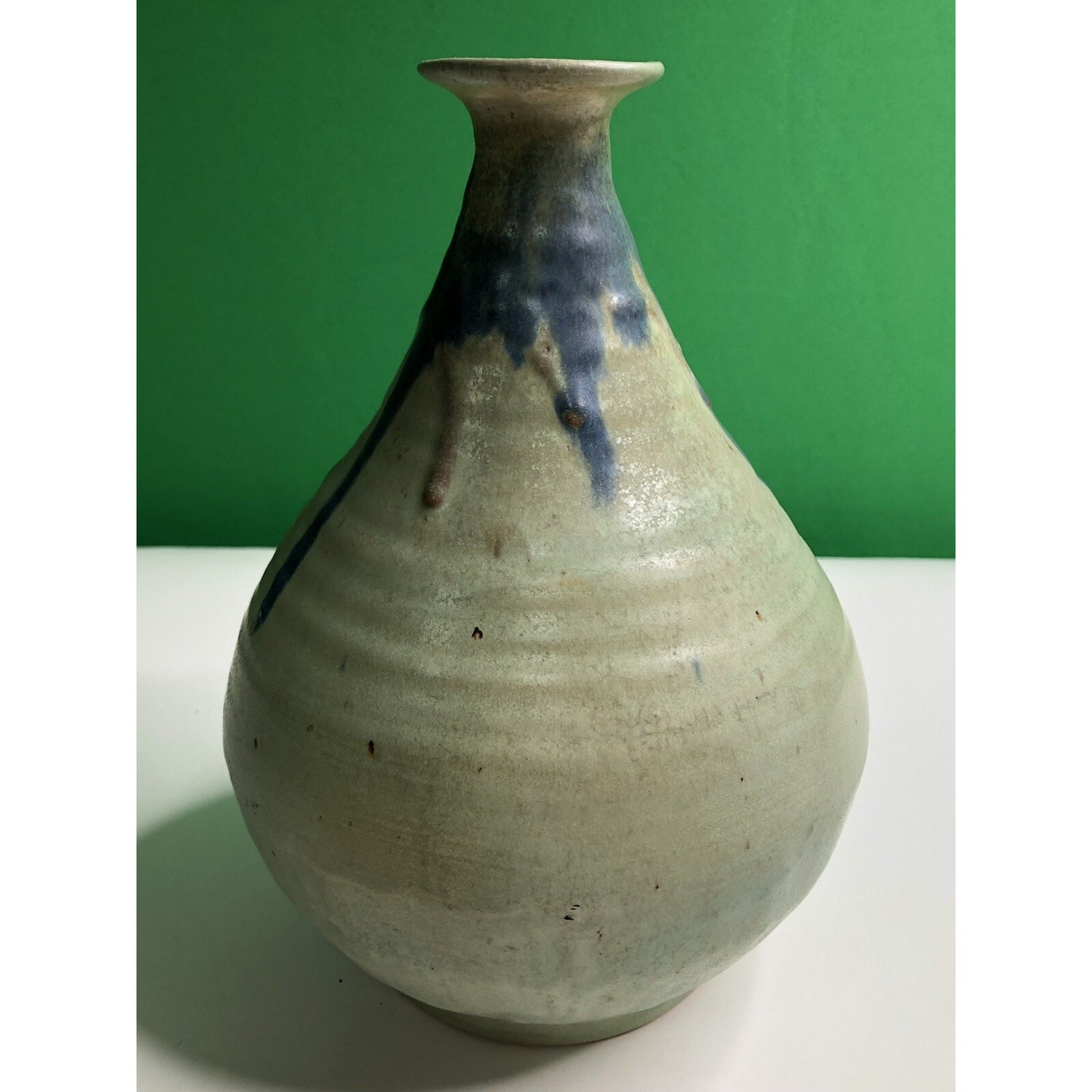 Vintage JIM POTMESIL ART STUDIO POTTERY VASE Baldwin County AL Alabama SIGNED