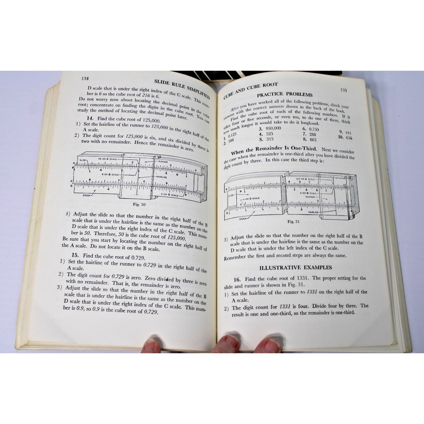 US Armed Forced Institute C-858 Slide Rule Simplified with Study Guide, Workbook