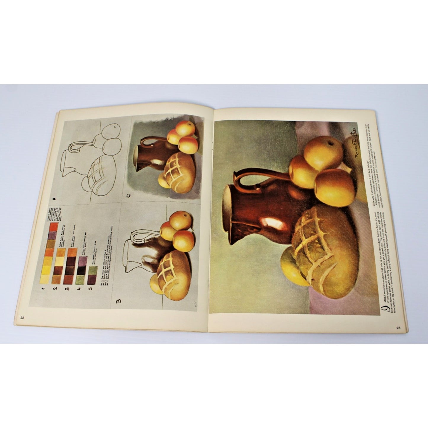 Paintings by the Famous French Artist Robert Duflos- Walter Foster #131