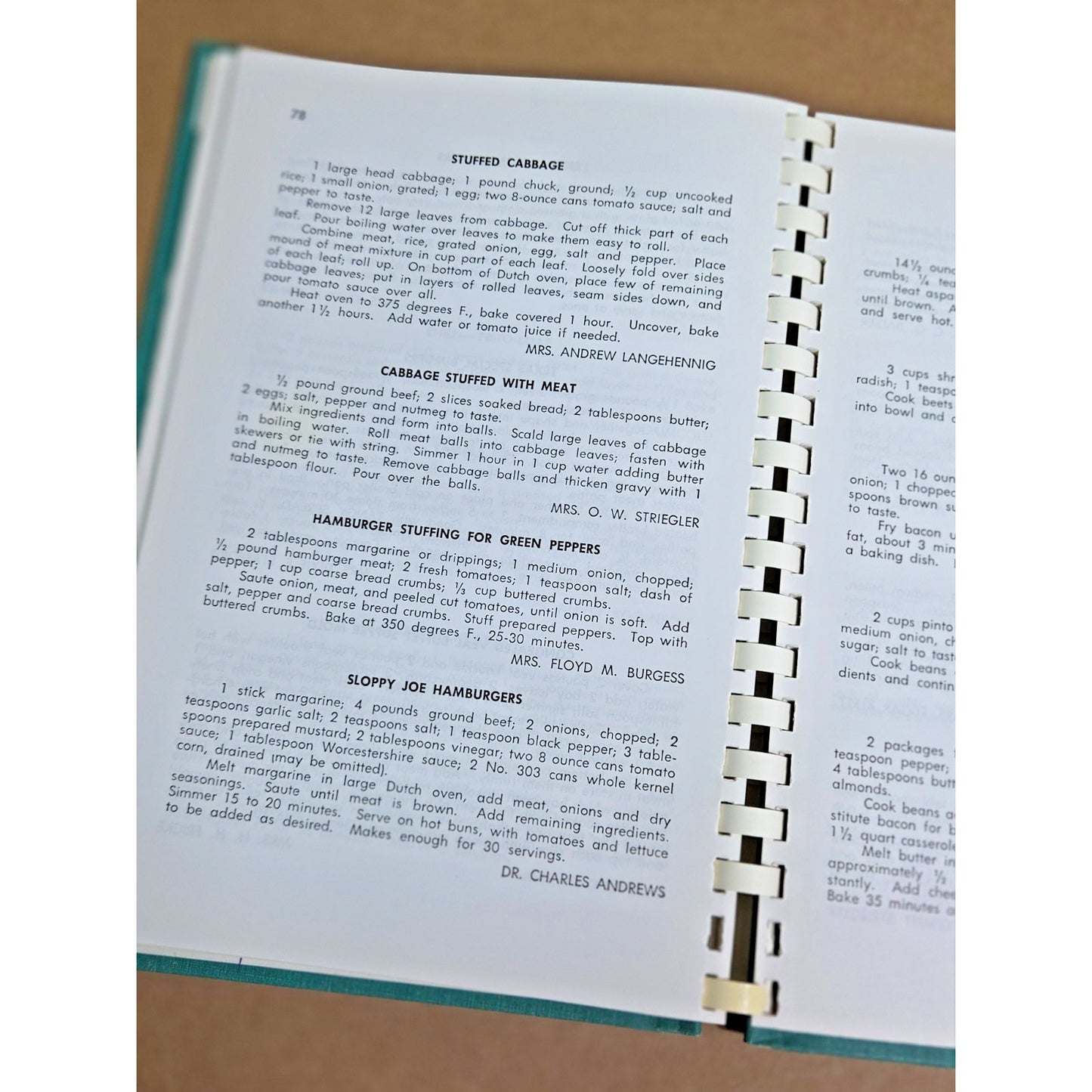 Vintage 1967 Fredericksburg Home Kitchen Cook Book - 9th Ed - TX German Heritage