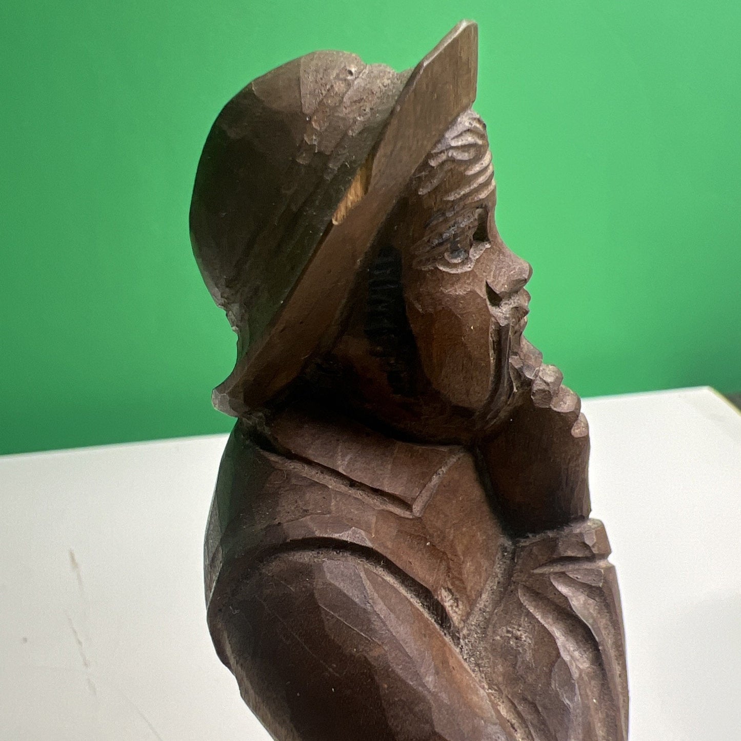 8” Hand Carved Wooden Sancho Panza Don Quixote's Side Kick by OURO of Spain