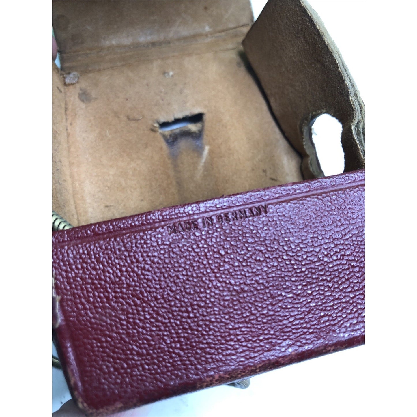 Bewi 1955 Automat Light Meter With Bertram Leather Case Vintage