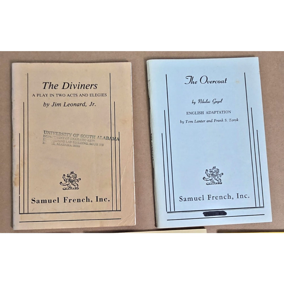 Lot of 8 Vintage Samuel French Play Scripts - A.A. Milne, Thornton Wilder & More