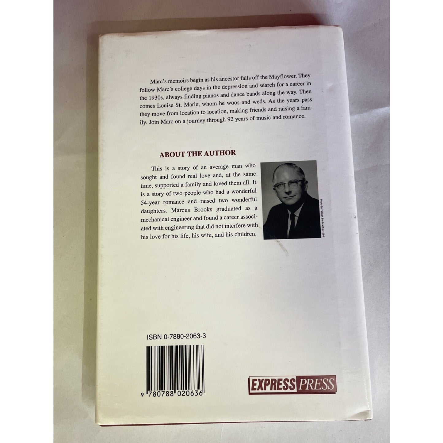 The Memoirs Of Marcus Nelson Brooks : A Romance By Marcus Brooks (HC, 2002)