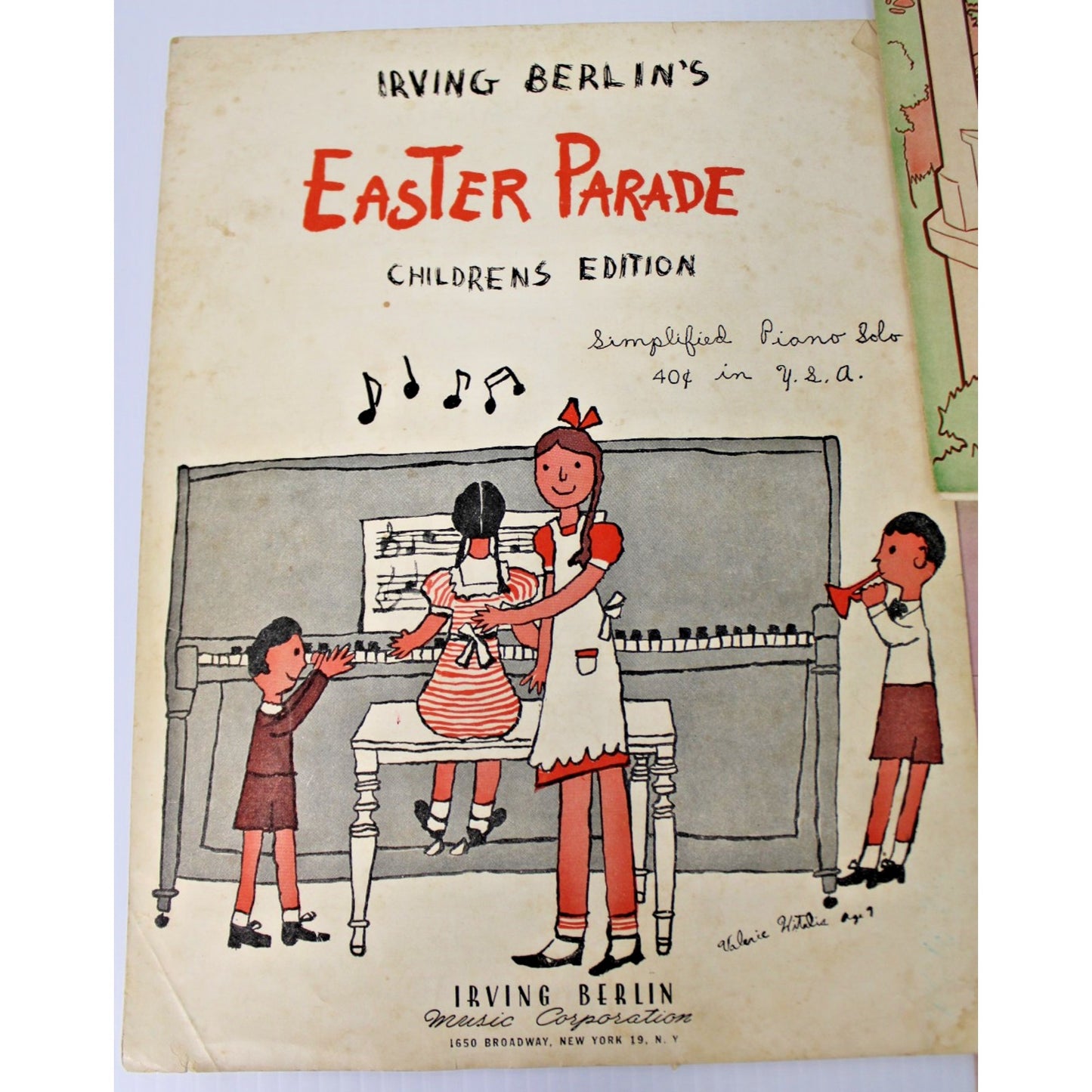 Early Vintage 5 Pc. Sheet Music by Irving Berlin- Alexander's Rag Time Band
