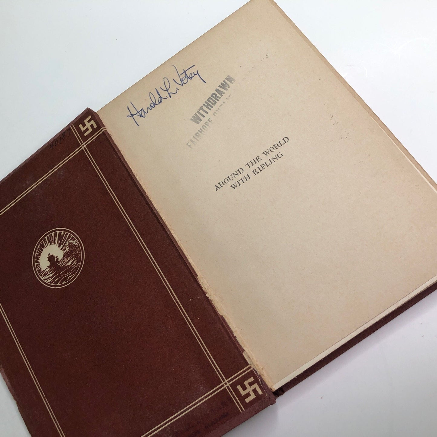 Around the World with Kipling 1926 Mandalay Edition Doubleday Page & Company