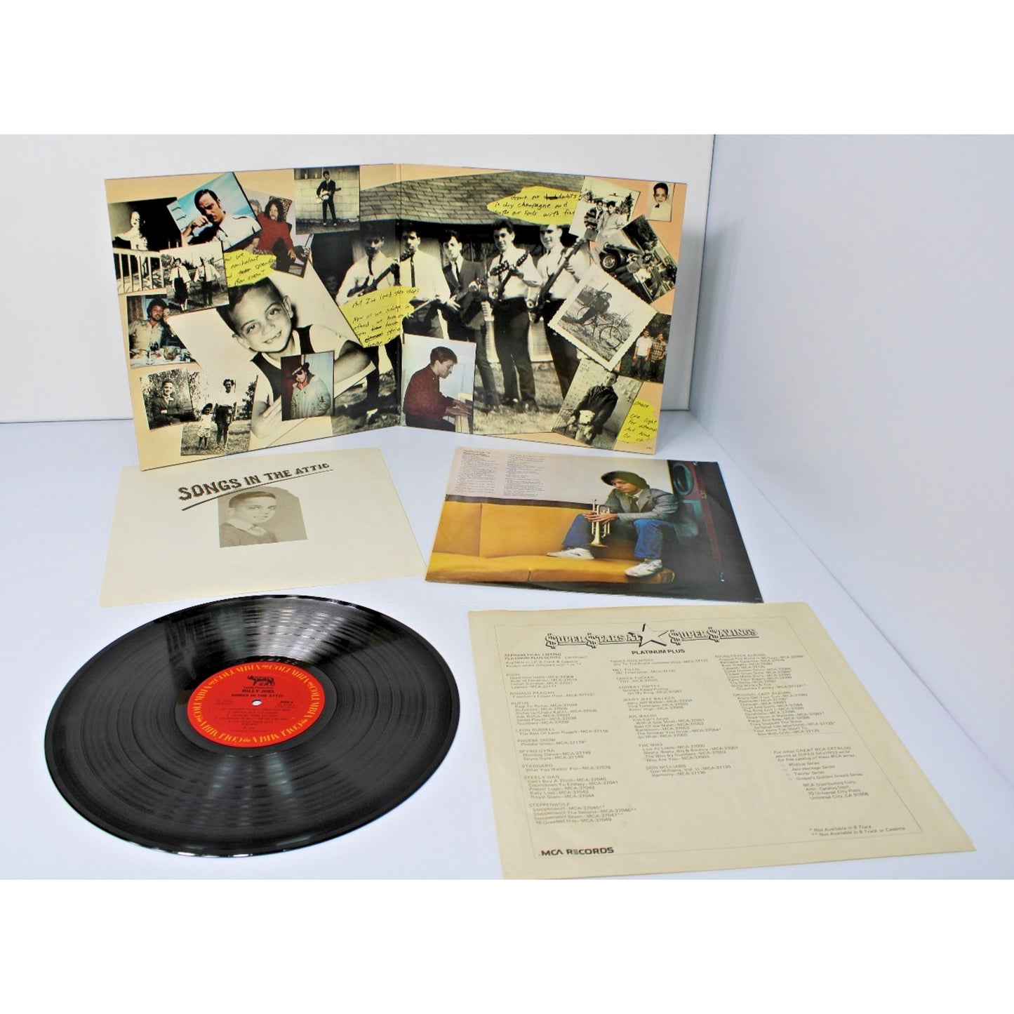 Billy Joel- Songs In The Attic, Live 1981 Gatefold LP- EXCELLENT w/ All Inserts