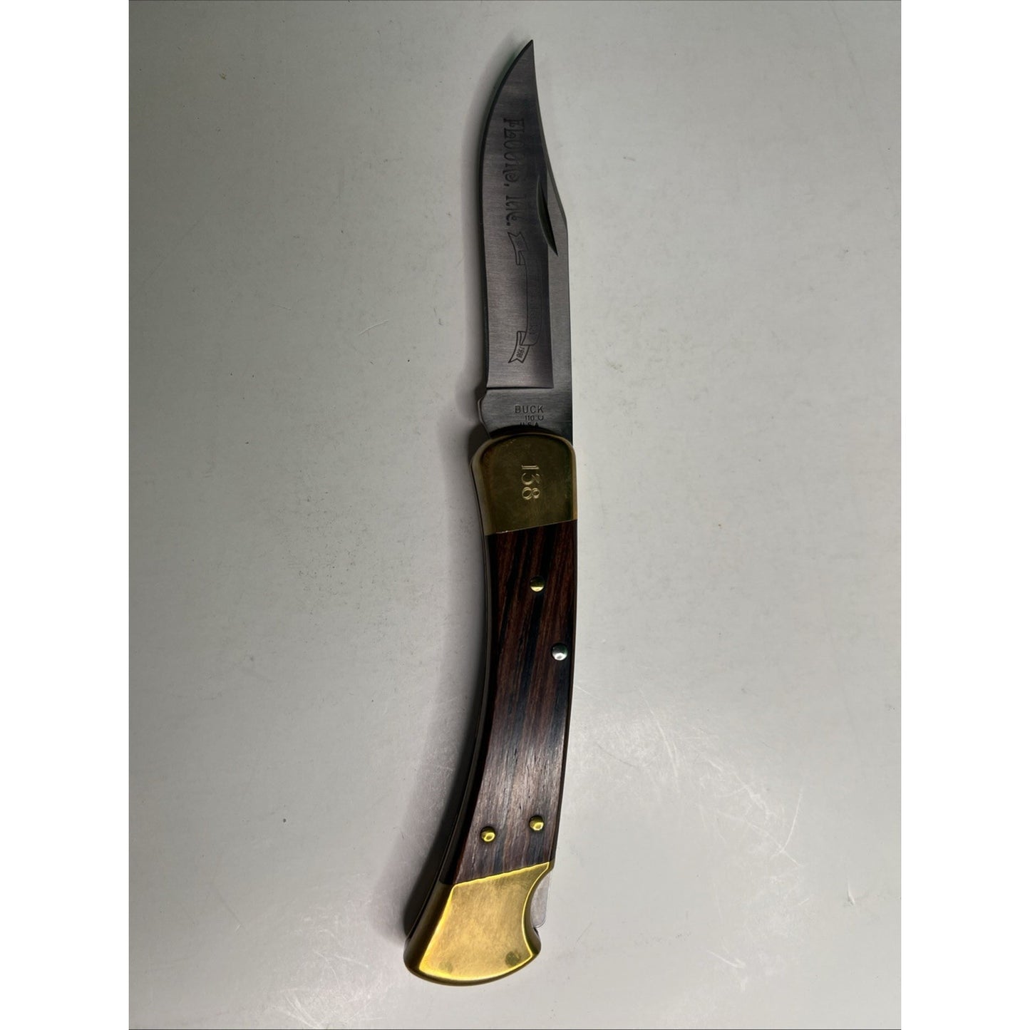 Floors Inc 10th Anniversary BUCK KNIFE Limited Edition Folding Boxed Advertising