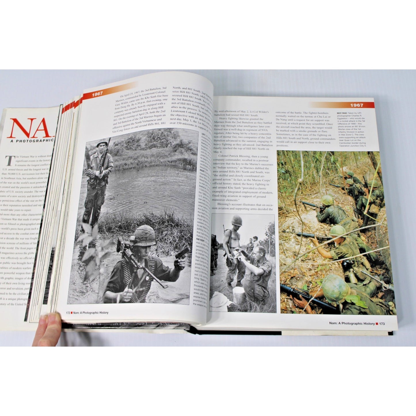 NAM: A Photographic History By Daugherty & Mattson, 2004, Vietnam War, HC/ DJ
