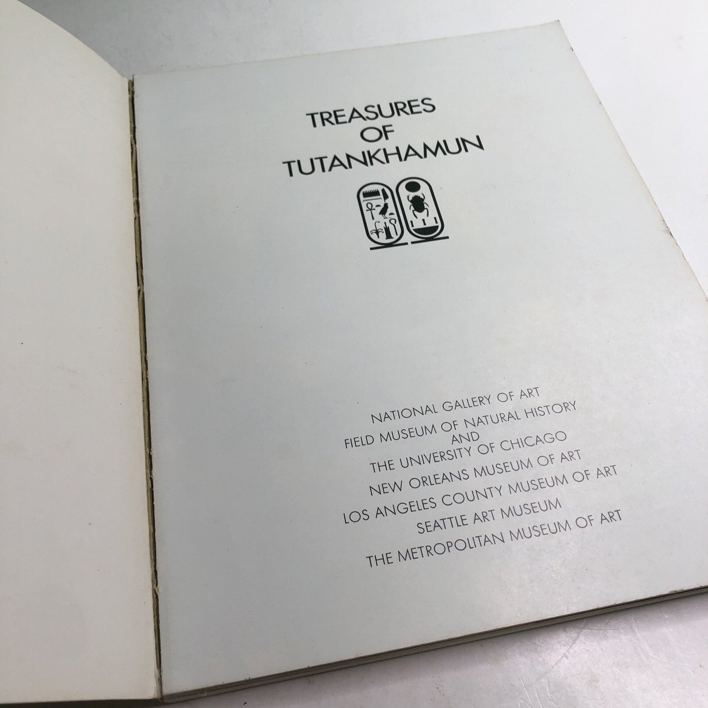 Vintage 1976 Treasures of Tutankhamun Paperback Illustrated