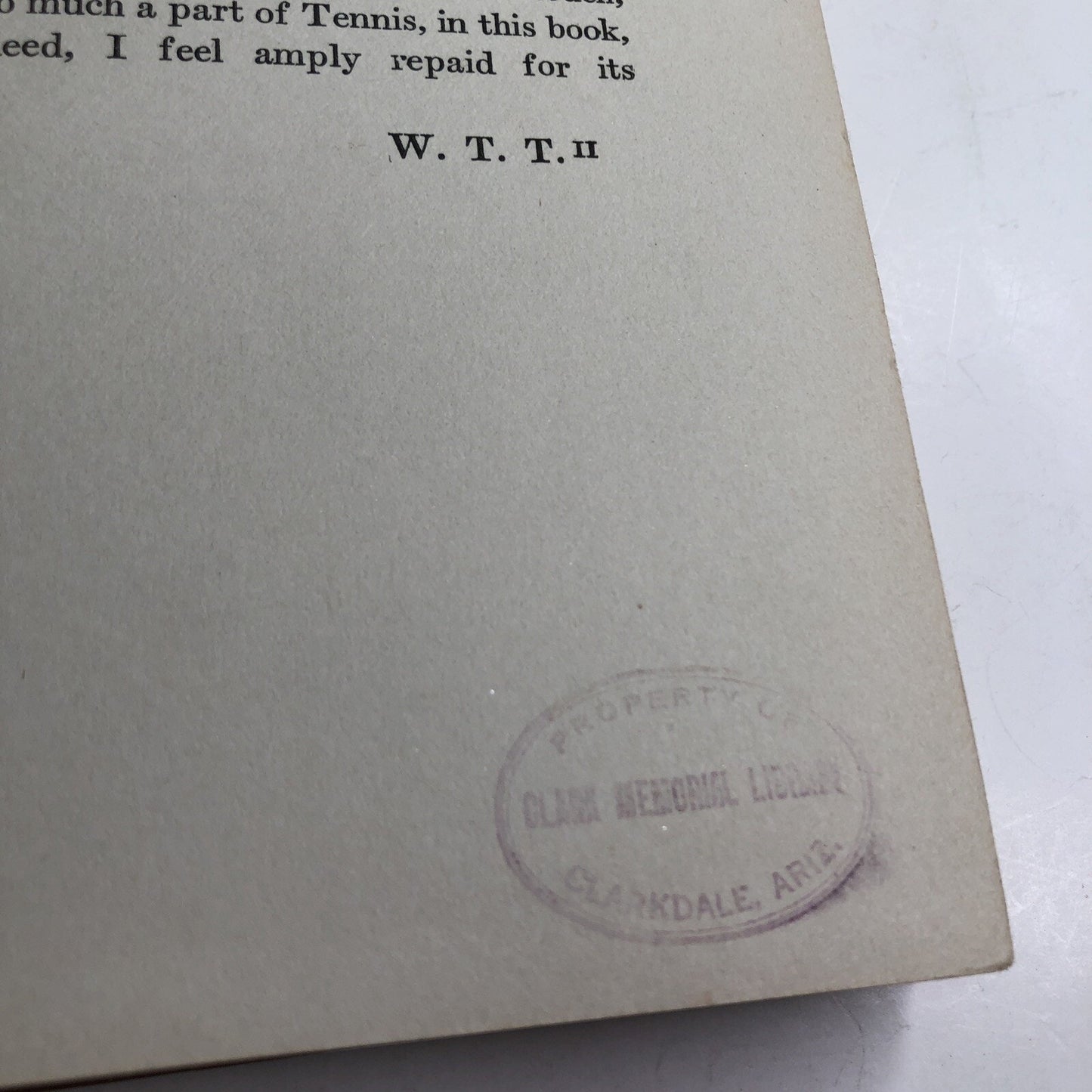 WILLIAM T. TILDEN, SINGLES AND DOUBLES 1923 First Edition HC Ex Library Tennis
