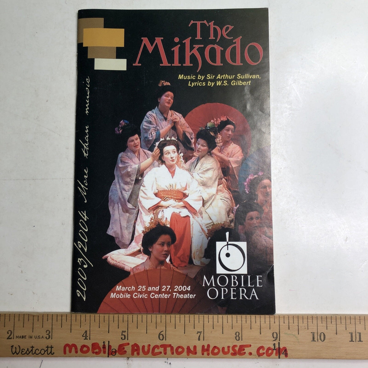 2004 Mobile Opera Program AL Alabama Playbill