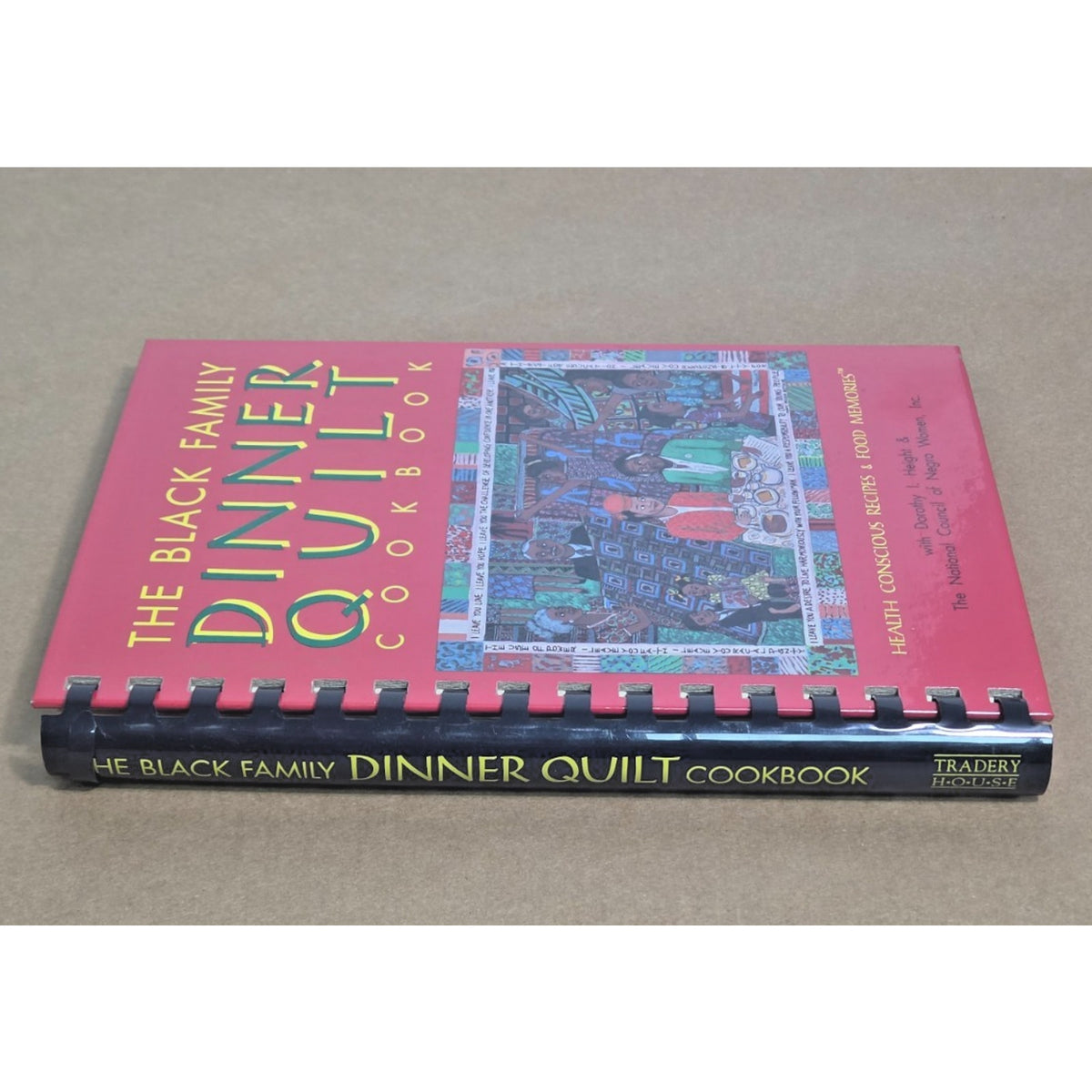 Vintage 1993 Black Family Dinner Quilt Cookbook - Faith Ringgold Art - NCNW