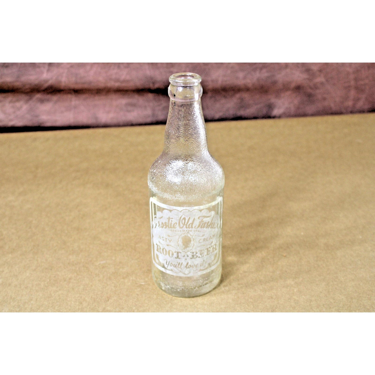 Mobile, Alabama Vintage Root Beer Bottle 1950s Frostie Old Fashion 12 oz