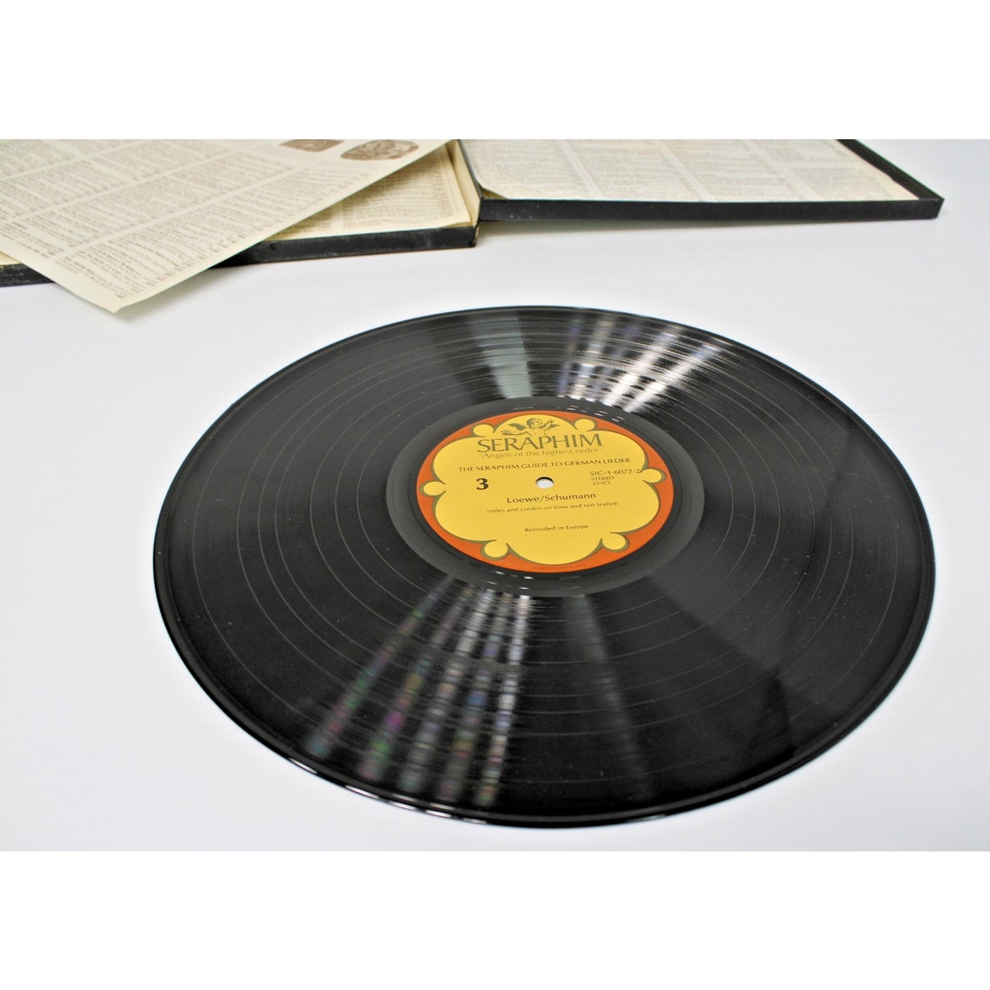 The Seraphim Guide To German Lieder 3 LP Vinyl Box Set SIC-6072, 1971- EX!