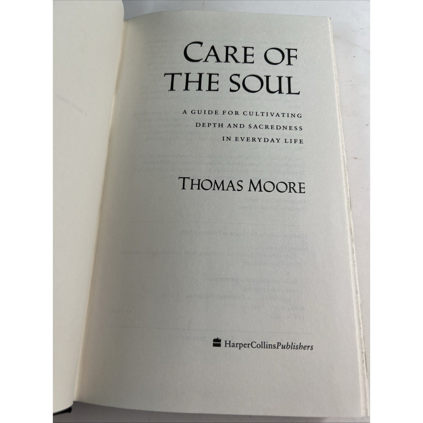 Lot 3 Thomas Moore Books HC/DJ Care Of The Soul Mates Te-Enchantment Everyday
