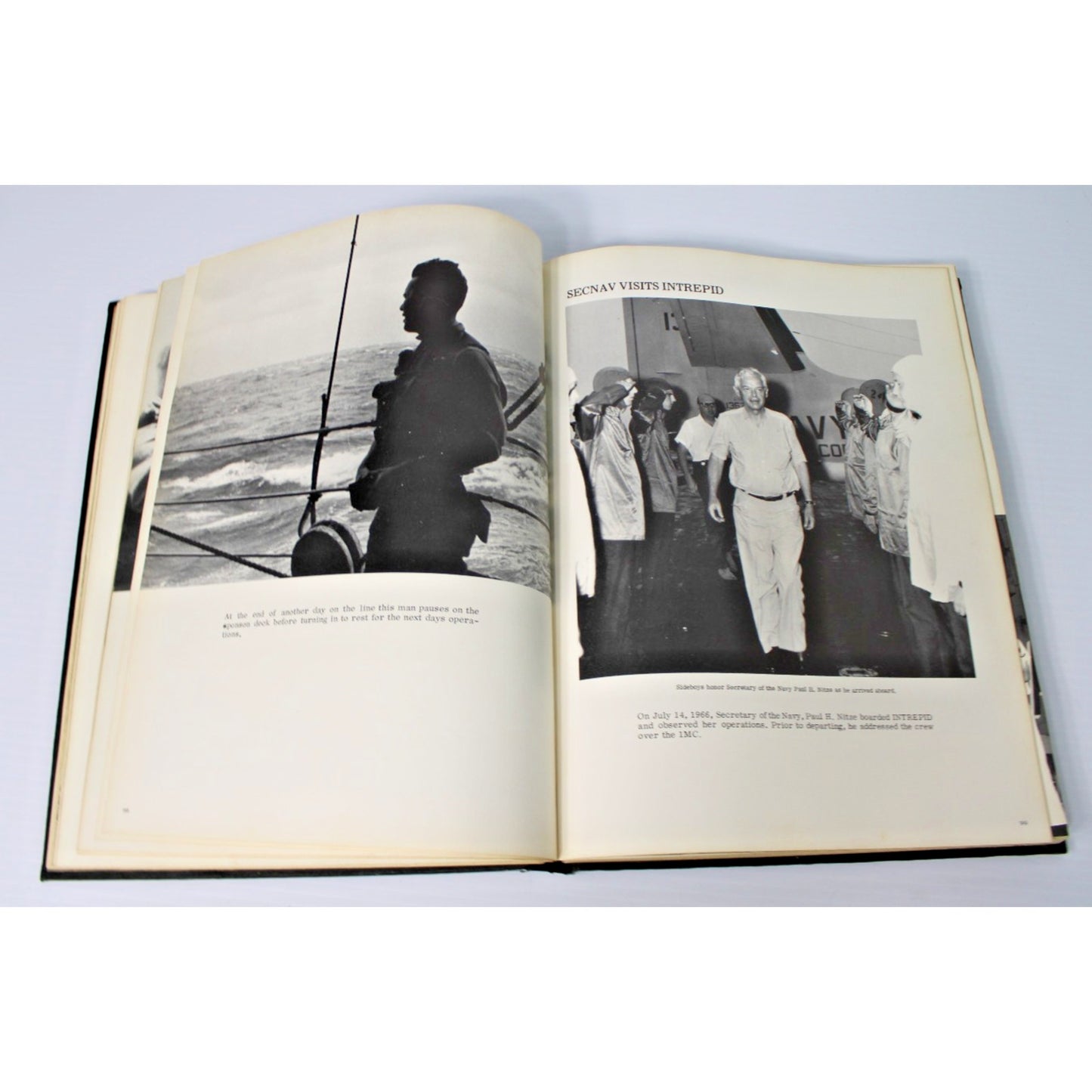 1966 USS Intrepid CSV-11 Cruisebook- Vietnam, Gulf of Tonkin CVW-10 Operations