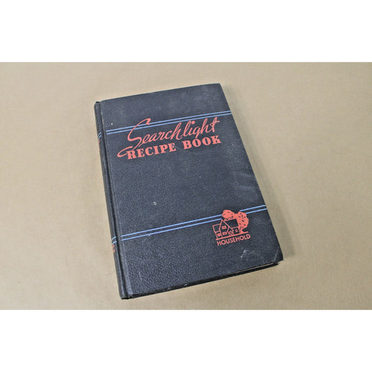 Vintage 1954 Searchlight Recipe Book, 25th Edition, HC Tabbed Illustrated