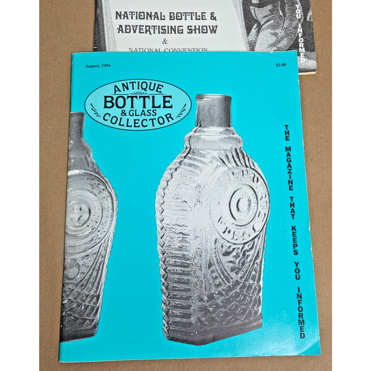 Vintage Antique Bottle & Glass Collector Magazine Lot 1984 1994 11 Issues