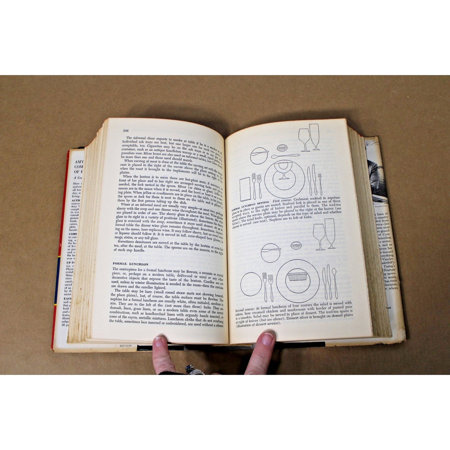 Amy Vanderbilt’s Complete Book of Etiquette 1958 Book Club Ed. HC/DJ w/ Warhol