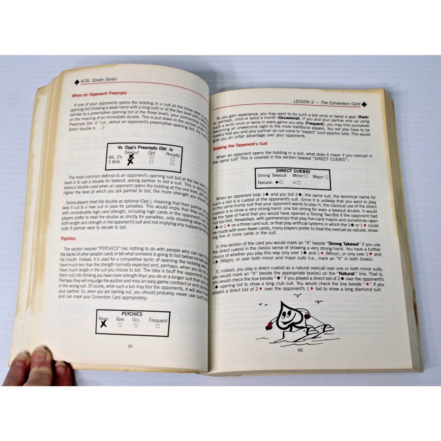 Introduction to Duplicate Bridge: Spade Series- Audrey Grant, 1990 1st Edition