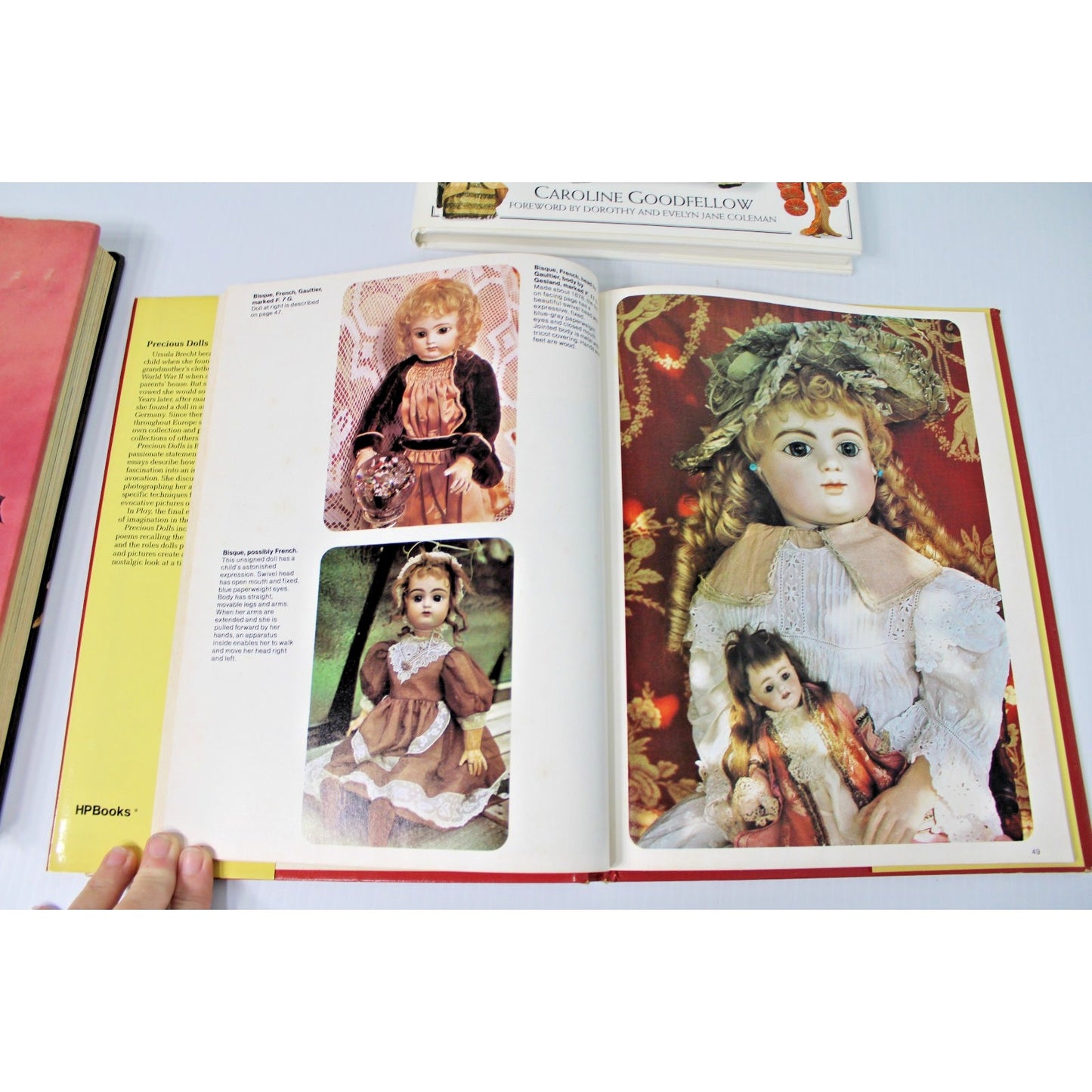 3 Doll Collecting Books by Constance King, Caroline Goodfellow, Ursula Brecht