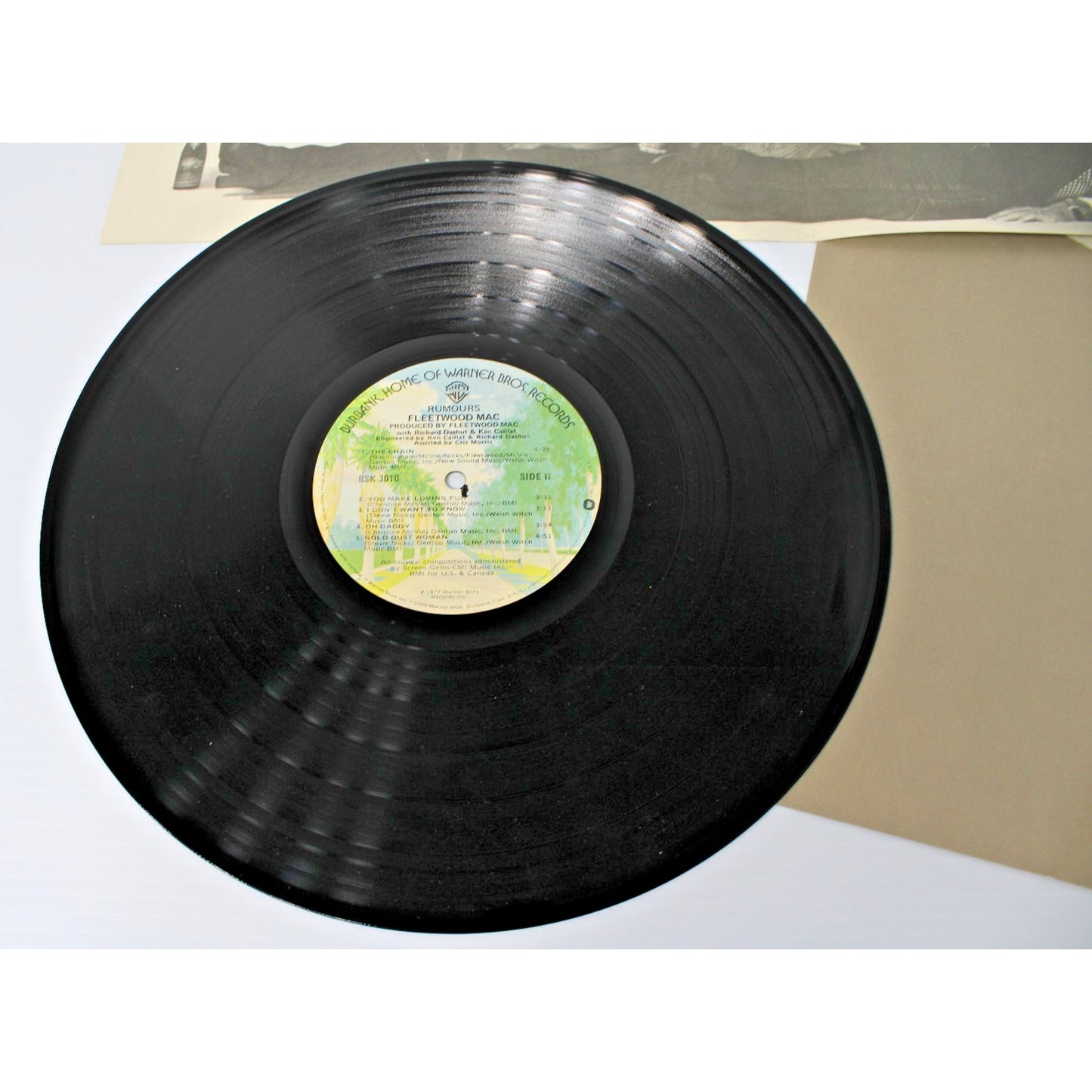 Fleetwood Mac- Rumours, 1977 Vintage Original Pressing w/ Lyric/ Photo Sheet- EX