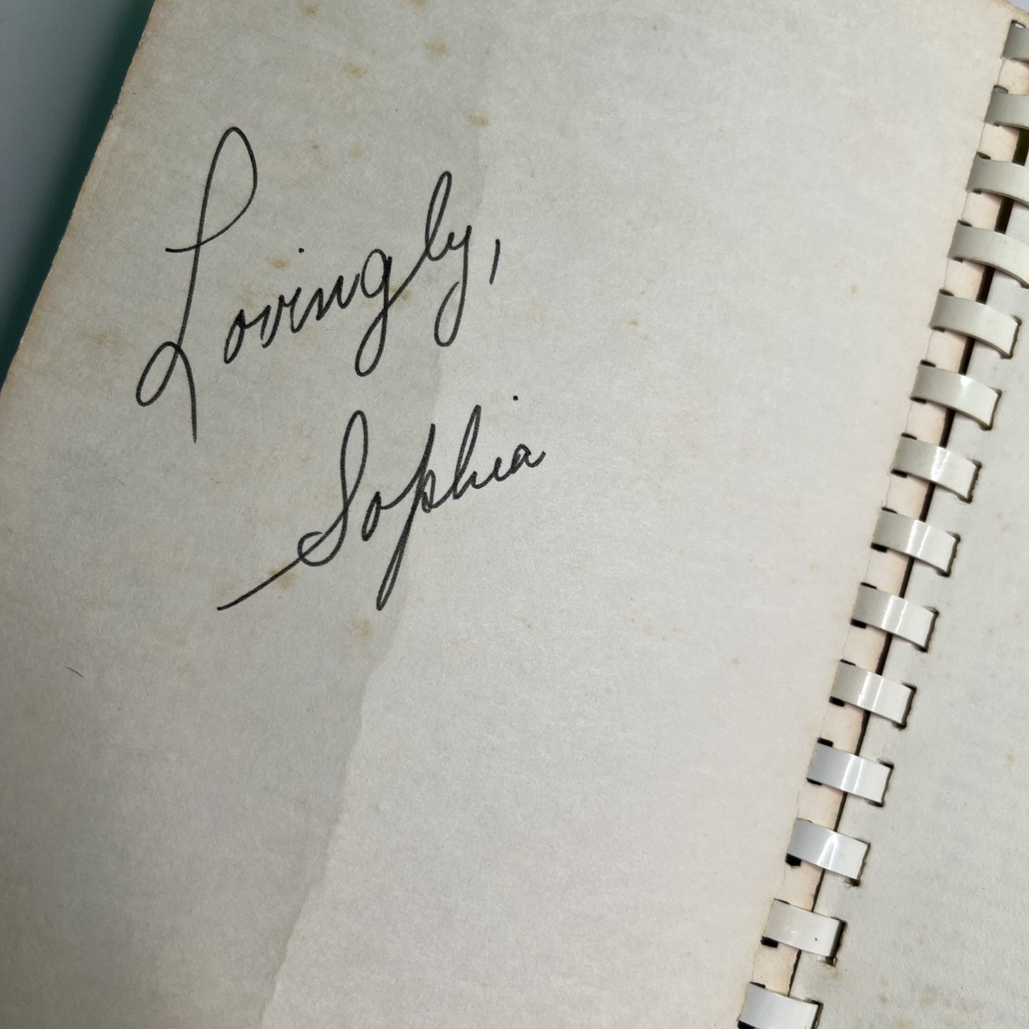 Southern Lady Cooks with a Greek Accent Sophia Clikas SIGNED Mobile AL Cookbook