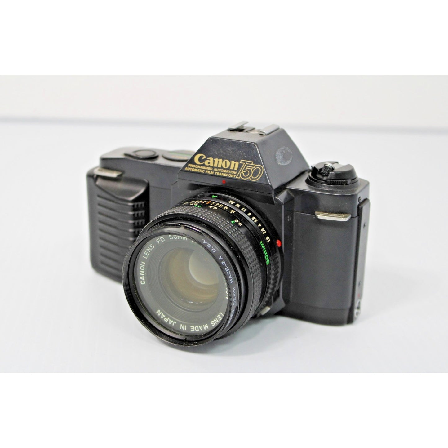 Vintage Canon T50 35mm Automatic SLR Camera with 50mm Lens