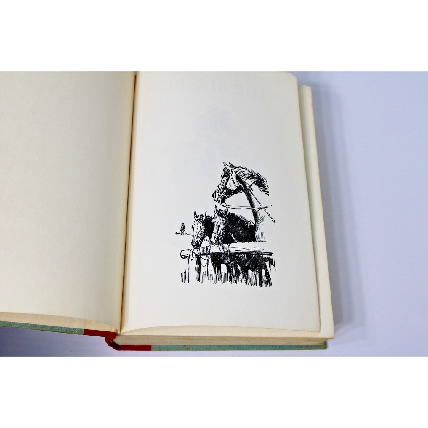 The Mustangs & The Big Book of Favorite Horse Stories, 2 Mid-Century Horse Books