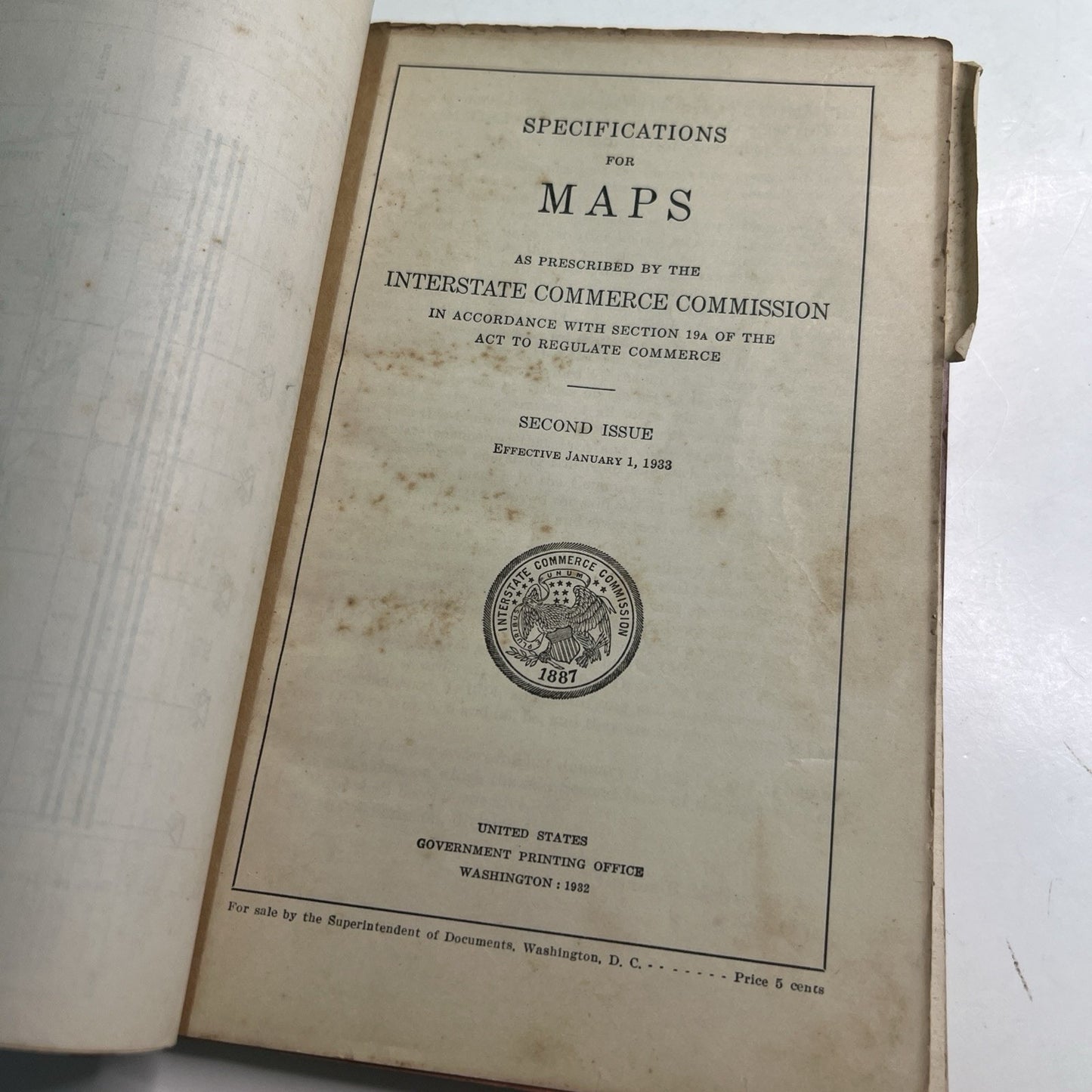 1953 Area Drafting Room Standards For Agricultural Land Railroad Maps Mobile AL