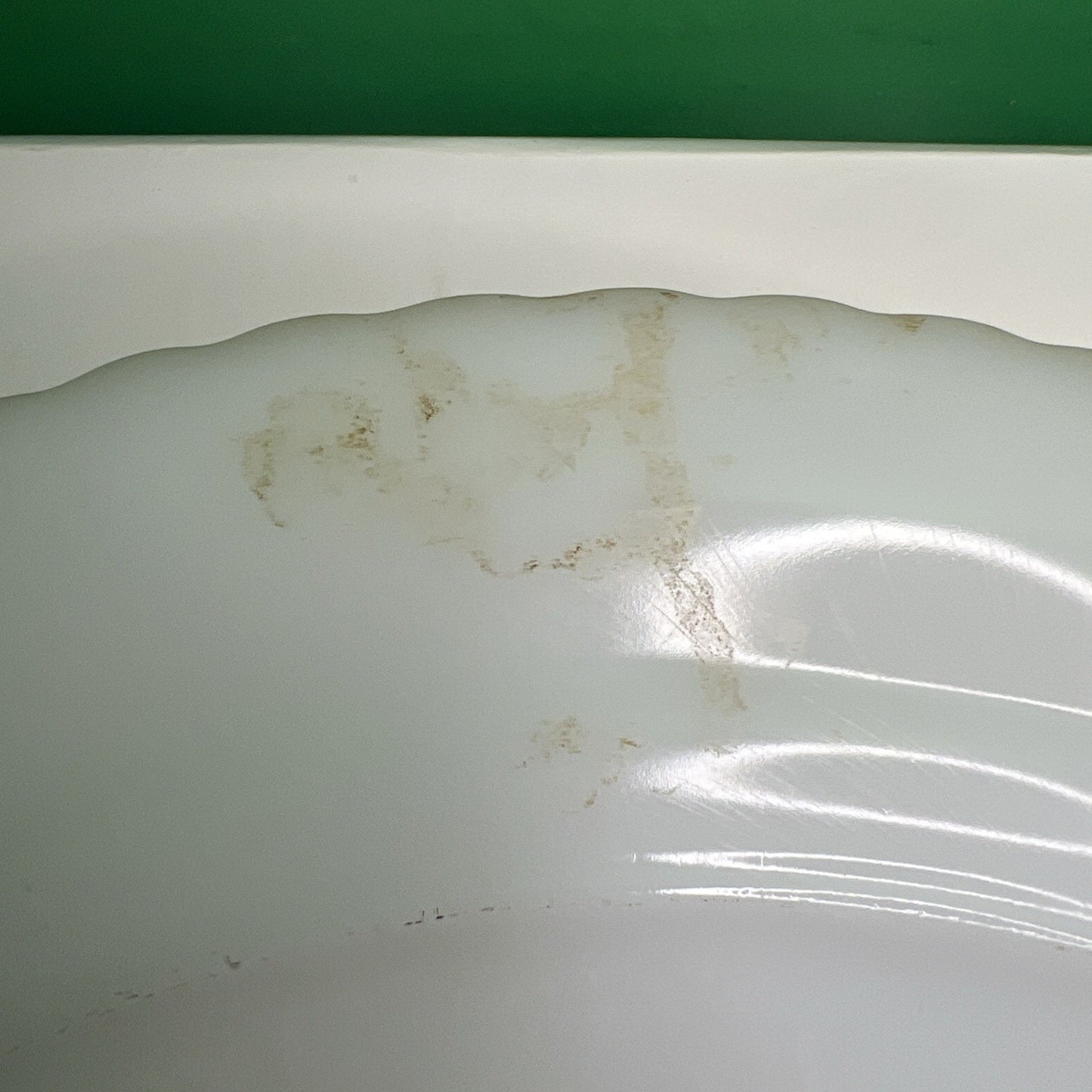 Vintage Anchor Hocking Turkey Serving Platter #2390 Milk Glass Made in U.S.A.