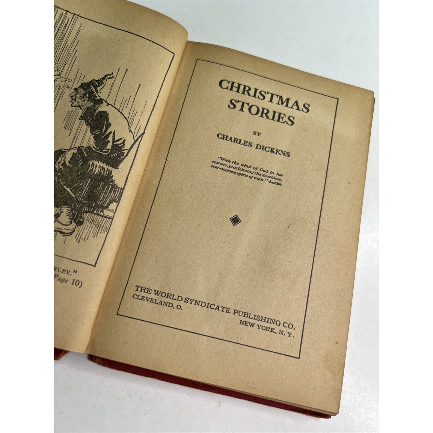 Dickens’ Christmas Stories by Charles Dickens The World Syndicate Pub. Co c1930