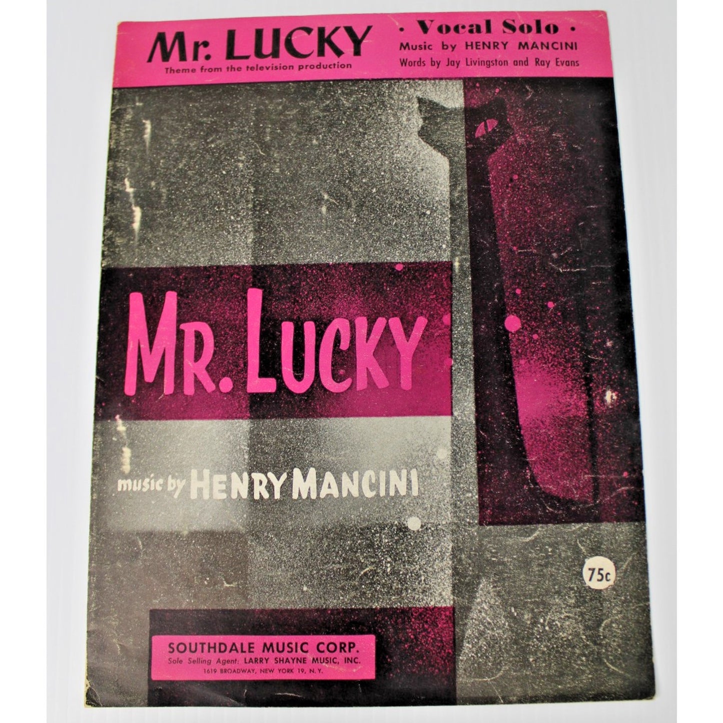 Vintage Henri Mancini Sheet Music- Moon River, Mr. Lucky, Charade