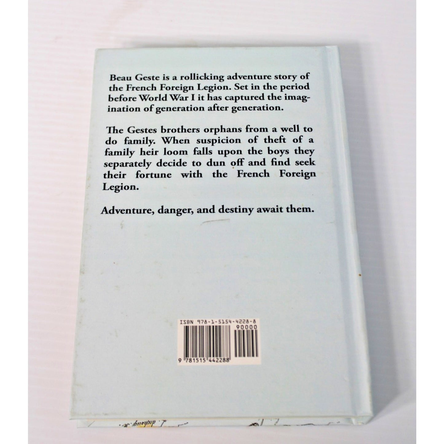 Beau Geste by P.C. Wren, 2020 Wilder Publications, Hardcover