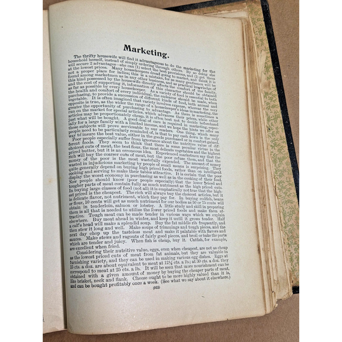 1890s Smiley's Complete Guide for Housekeepers - Antique Cookbook Social History