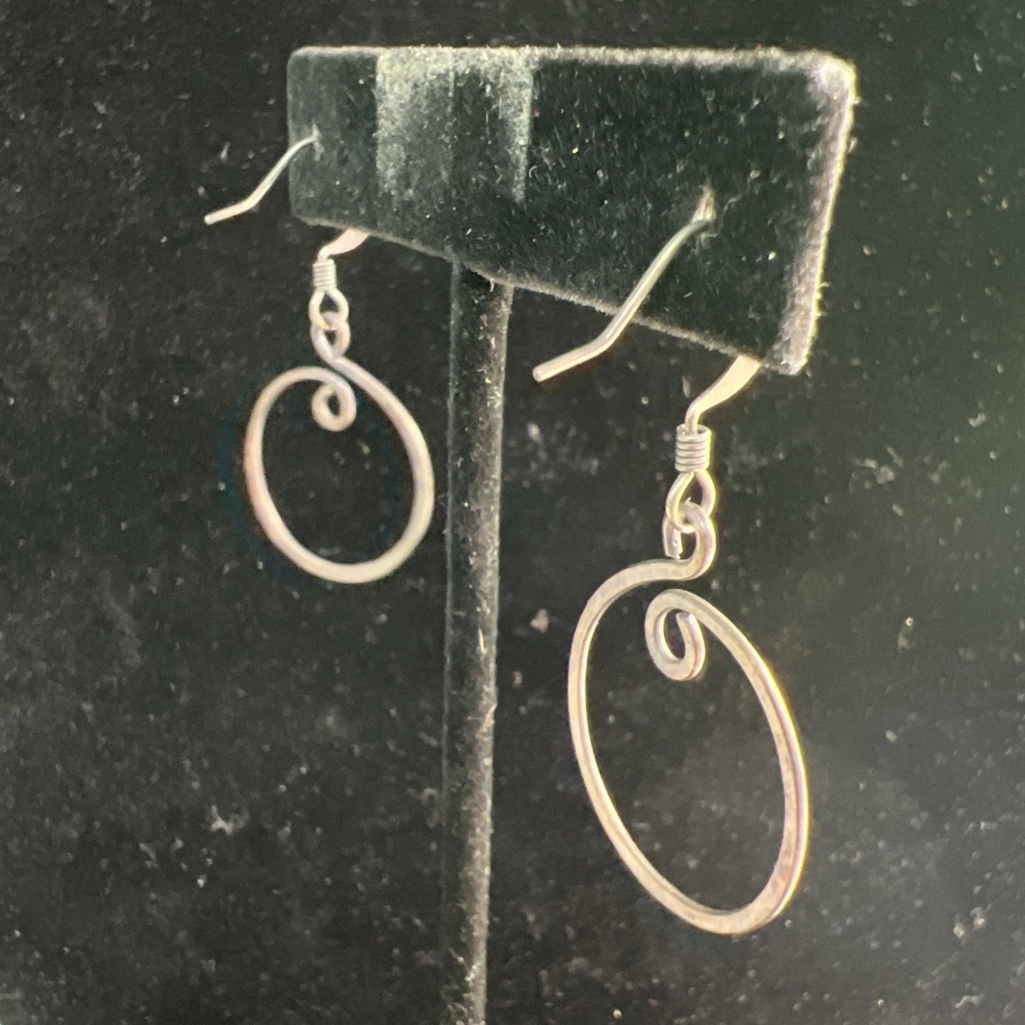Vintage Copper Earrings French Wire Boho Bohemian Style
