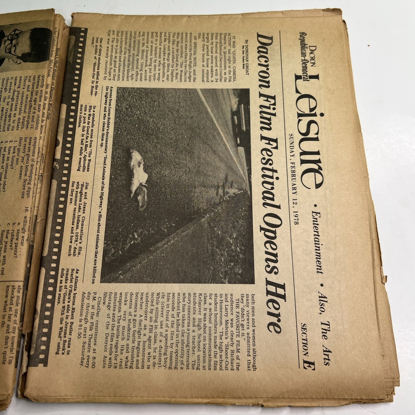 National Lampoon Sunday Newspaper Parody Sequel To 1964 High School Yearbook ￼
