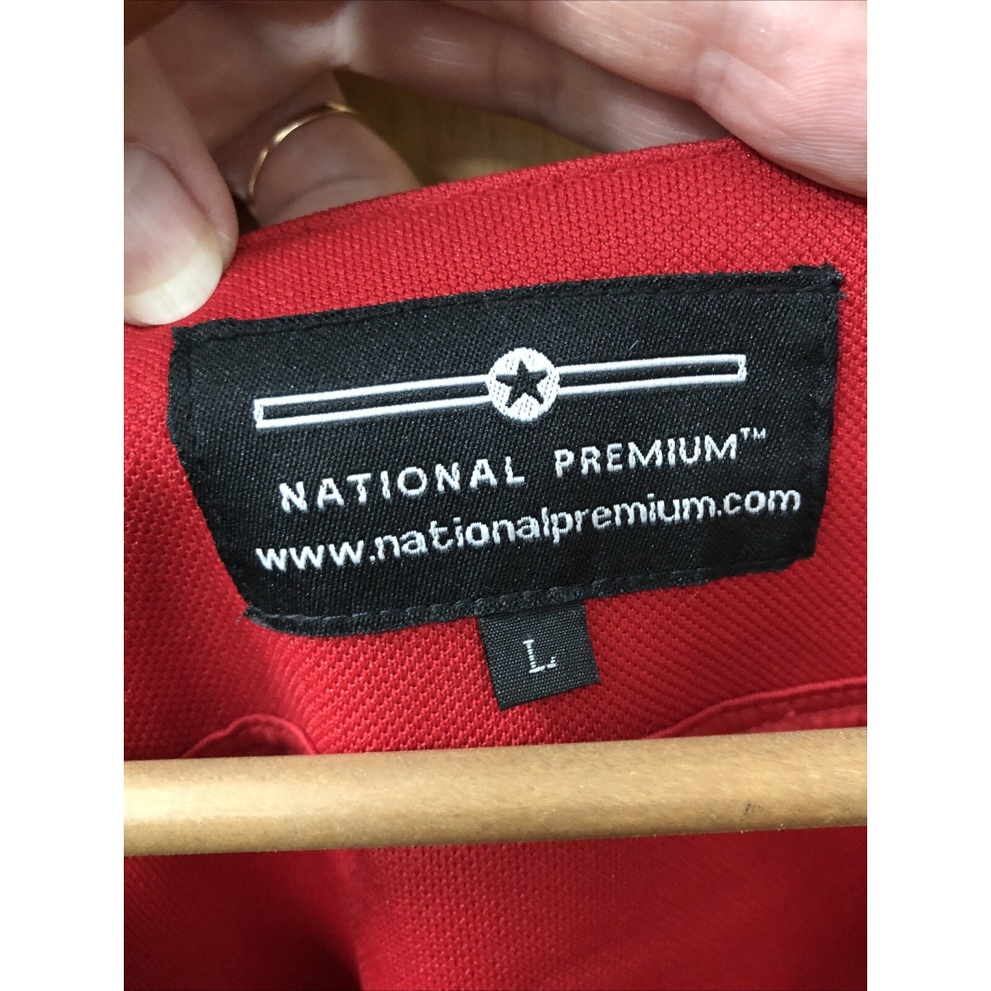 Vintage Snap On Tools Baseball Jersey Red Men's Size L Collectible Button Front